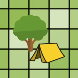أيقونة Trees and Tents: Logic Puzzles